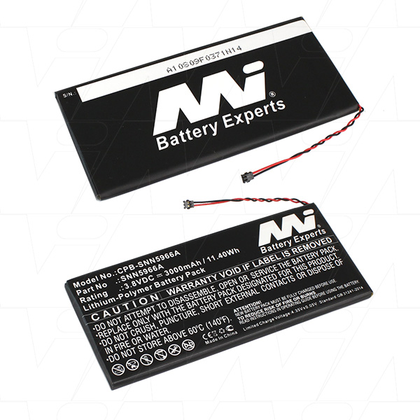 MI Battery Experts CPB-SNN5966A-BP1